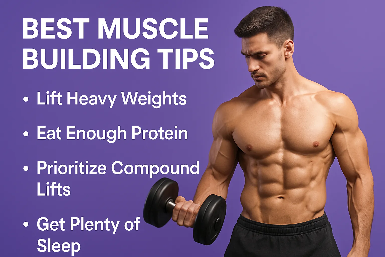 Best Muscle Building Tips illustration