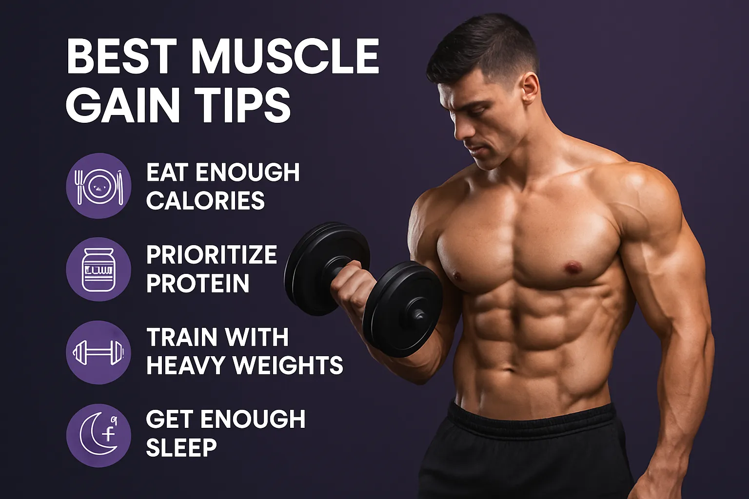 Best Muscle Gain Tips Tips illustration