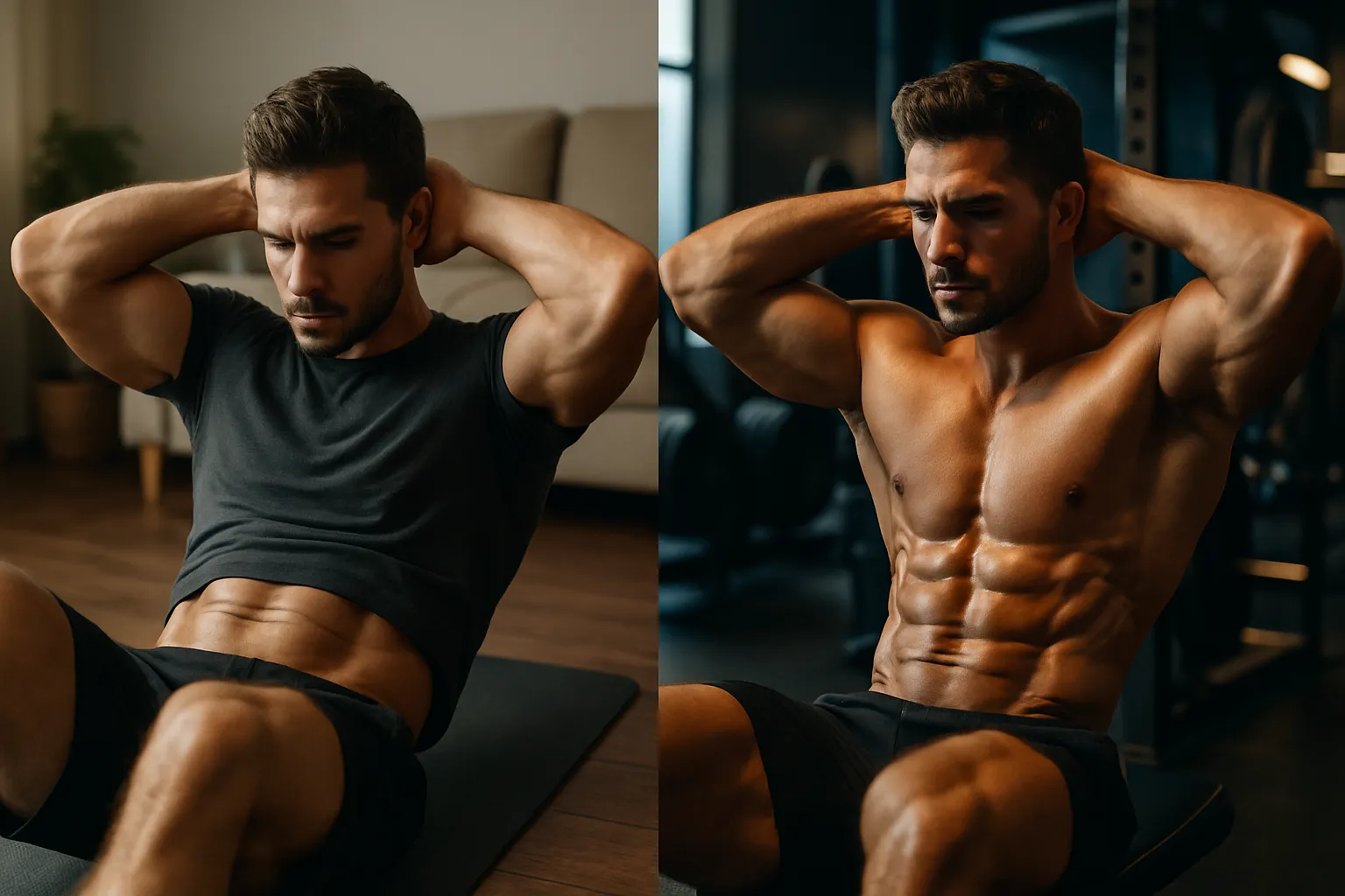 Home vs. Gym: Which Burns Belly Fat Faster? illustration