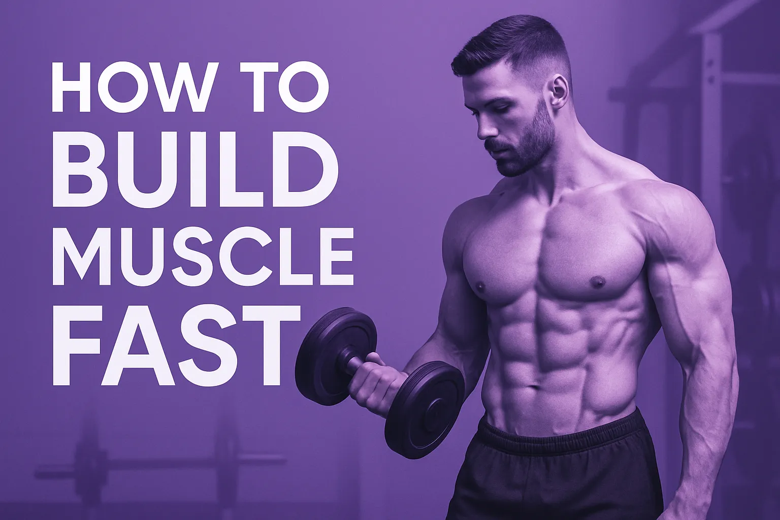 How To Build Muscle Fast illustration