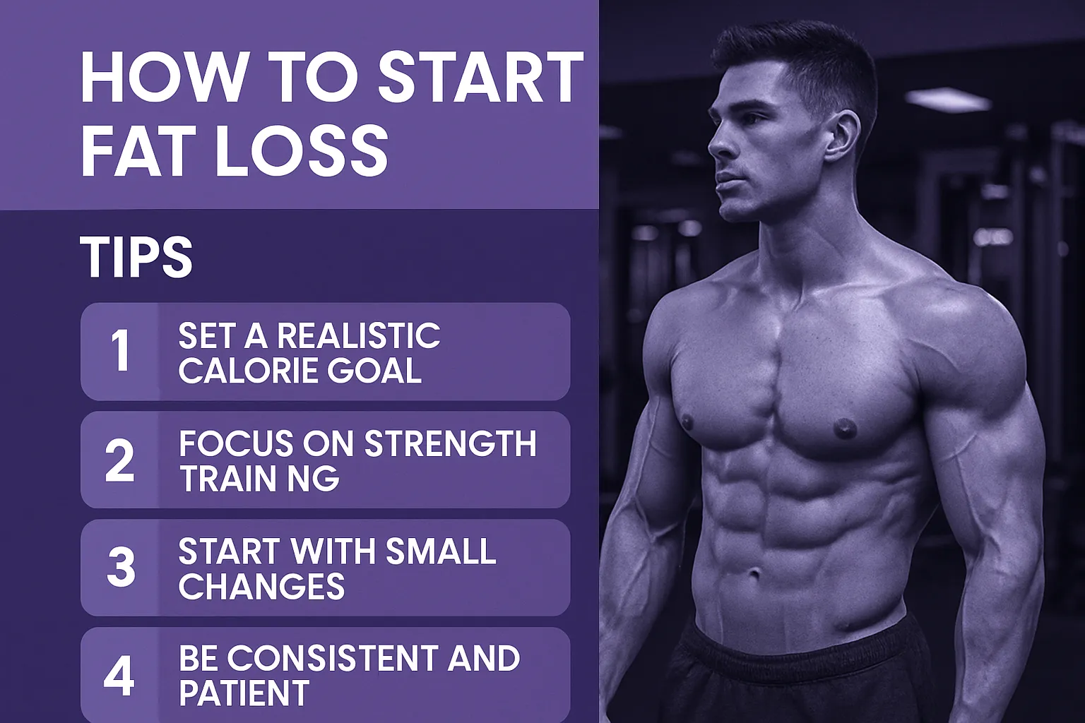 How To Start Fat Loss Tips illustration
