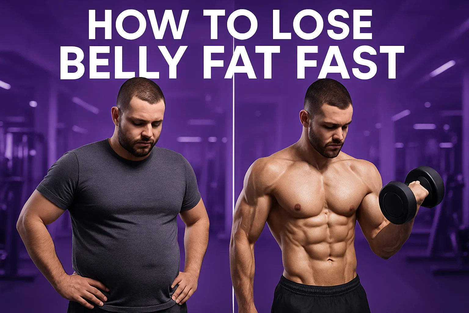 How To Lose Belly Fat Fast illustration